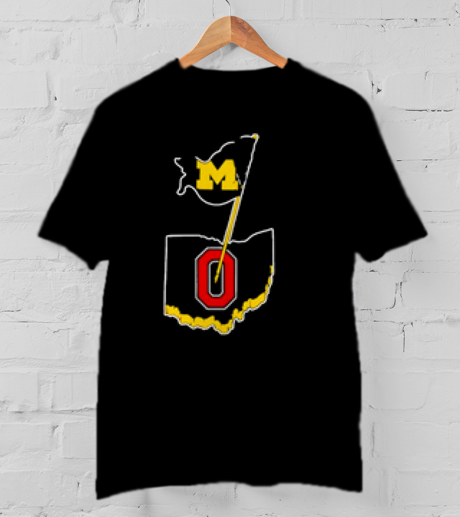 Michigan M Flag Ohio Map O Premium T-Shirt