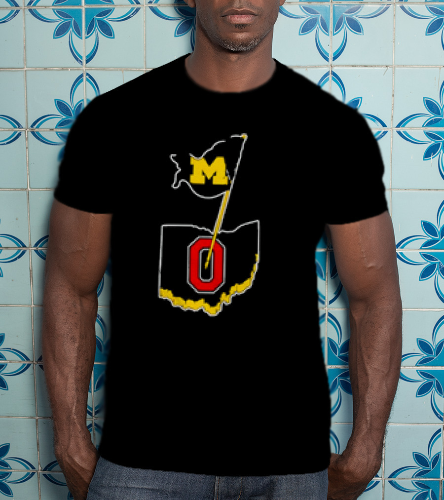 Michigan M Flag Ohio Map O Premium T-Shirt