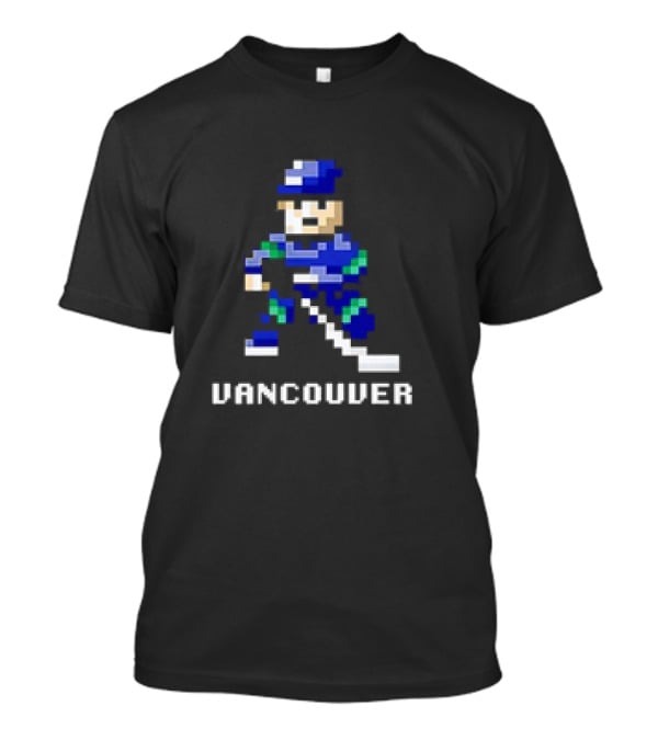 Vancouver 8 Bit Hockey T-Shirt