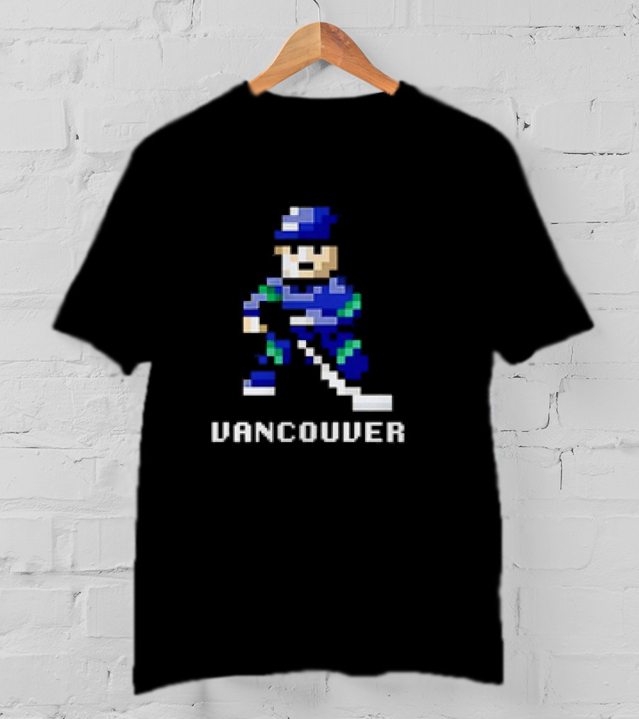 Vancouver 8 Bit Hockey T-Shirt