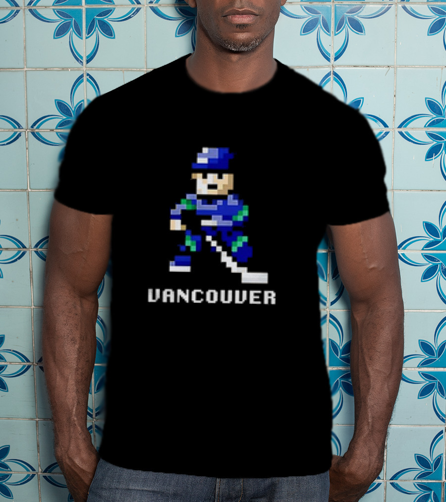 Vancouver 8 Bit Hockey T-Shirt