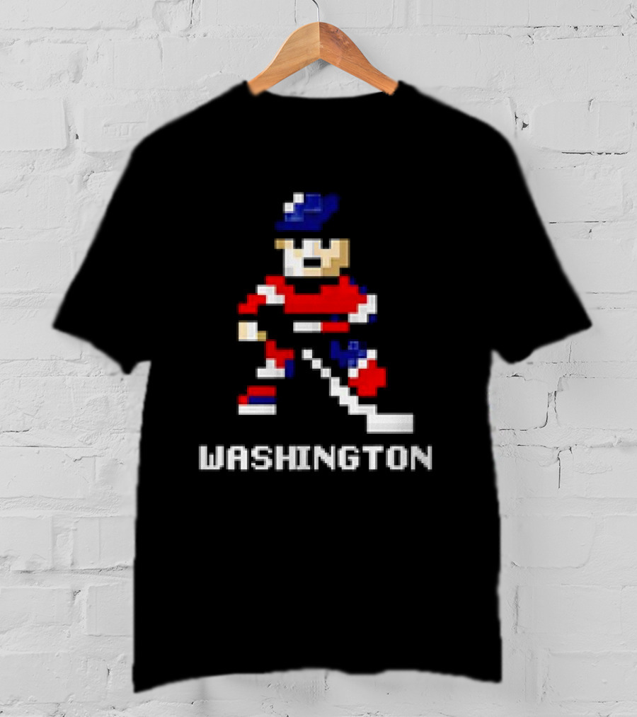 Washington Hockey 8-bit Player T-Shirt