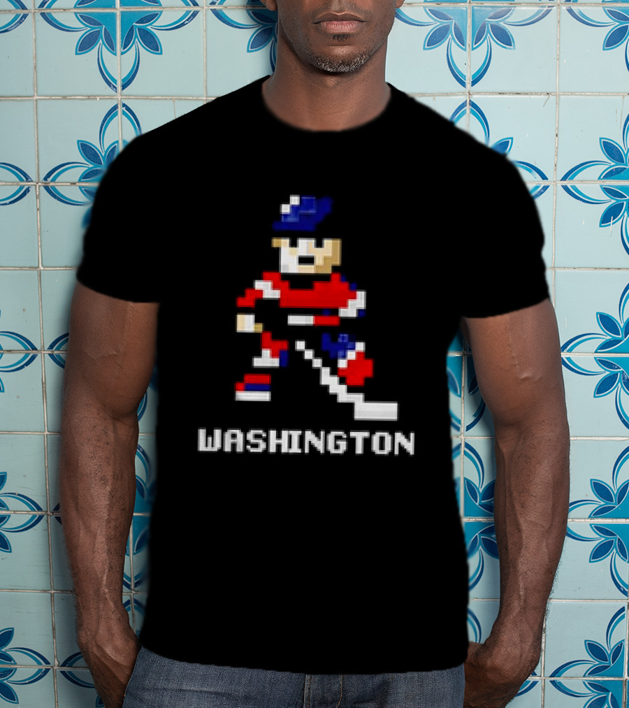 Washington Hockey 8-bit Player T-Shirt