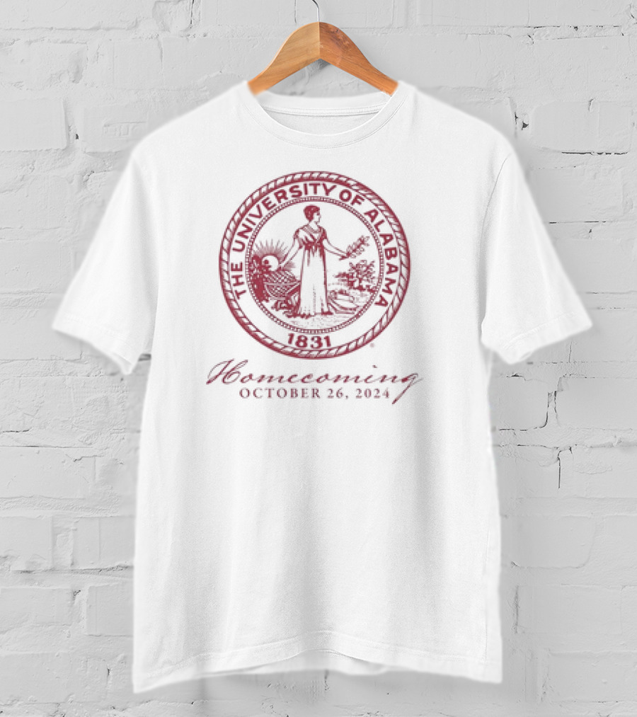 The University Of Alabama 1831 Homecoming October 26 T-Shirt