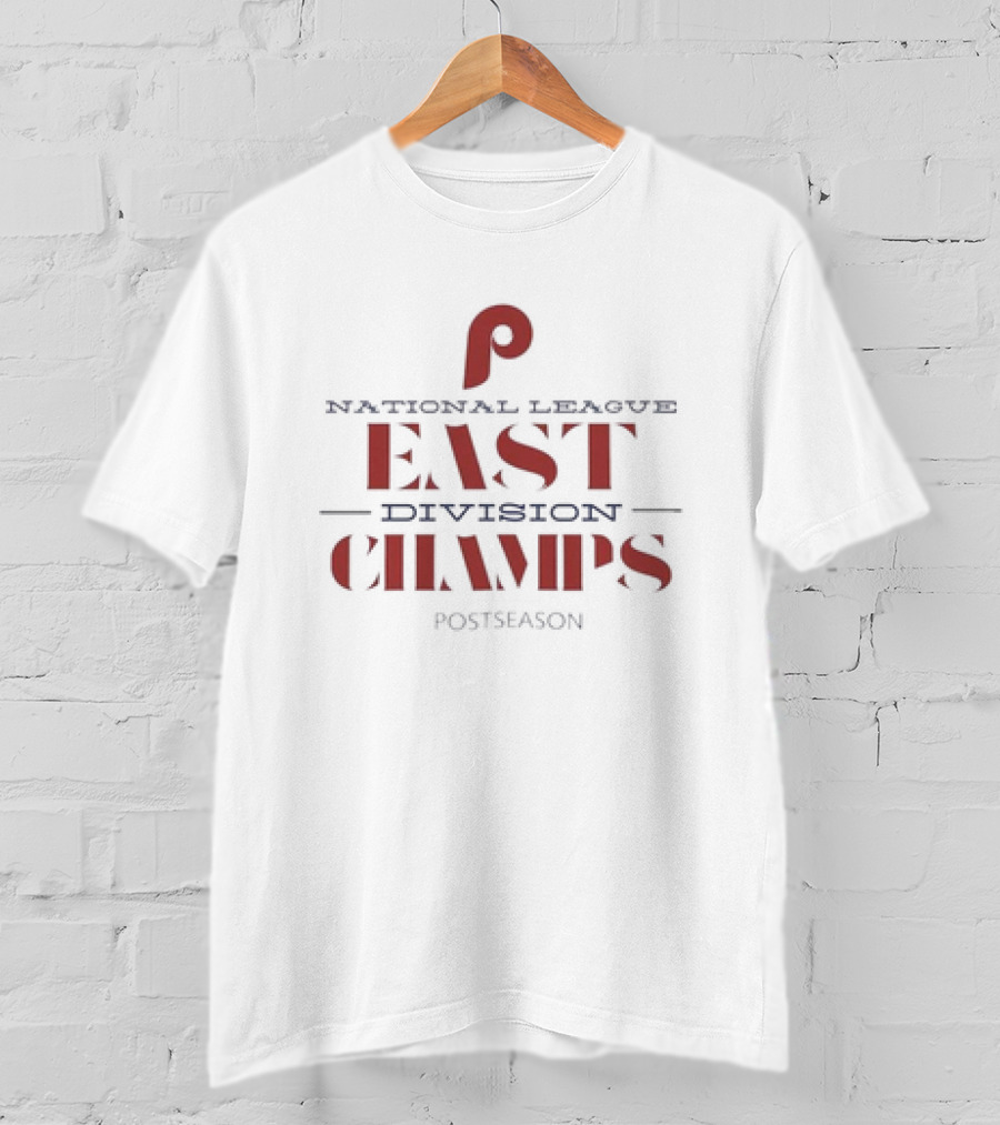 National League East Division Champs Philadelphia Phillies Postseason T-Shirt