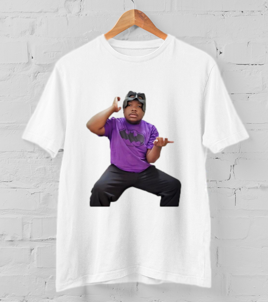 Darius Tiktok Autism Irisa Classic Batman Mask And Pose T-Shirt