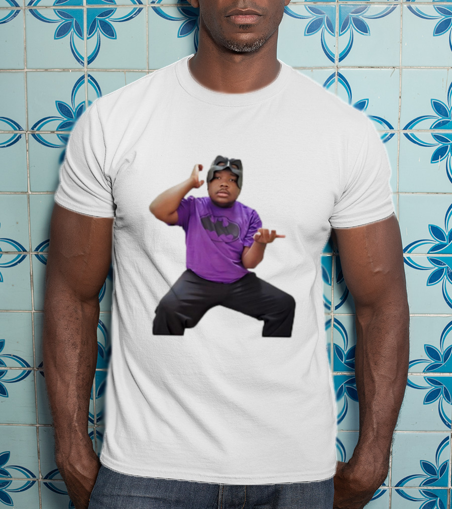 Darius Tiktok Autism Irisa Classic Batman Mask And Pose T-Shirt