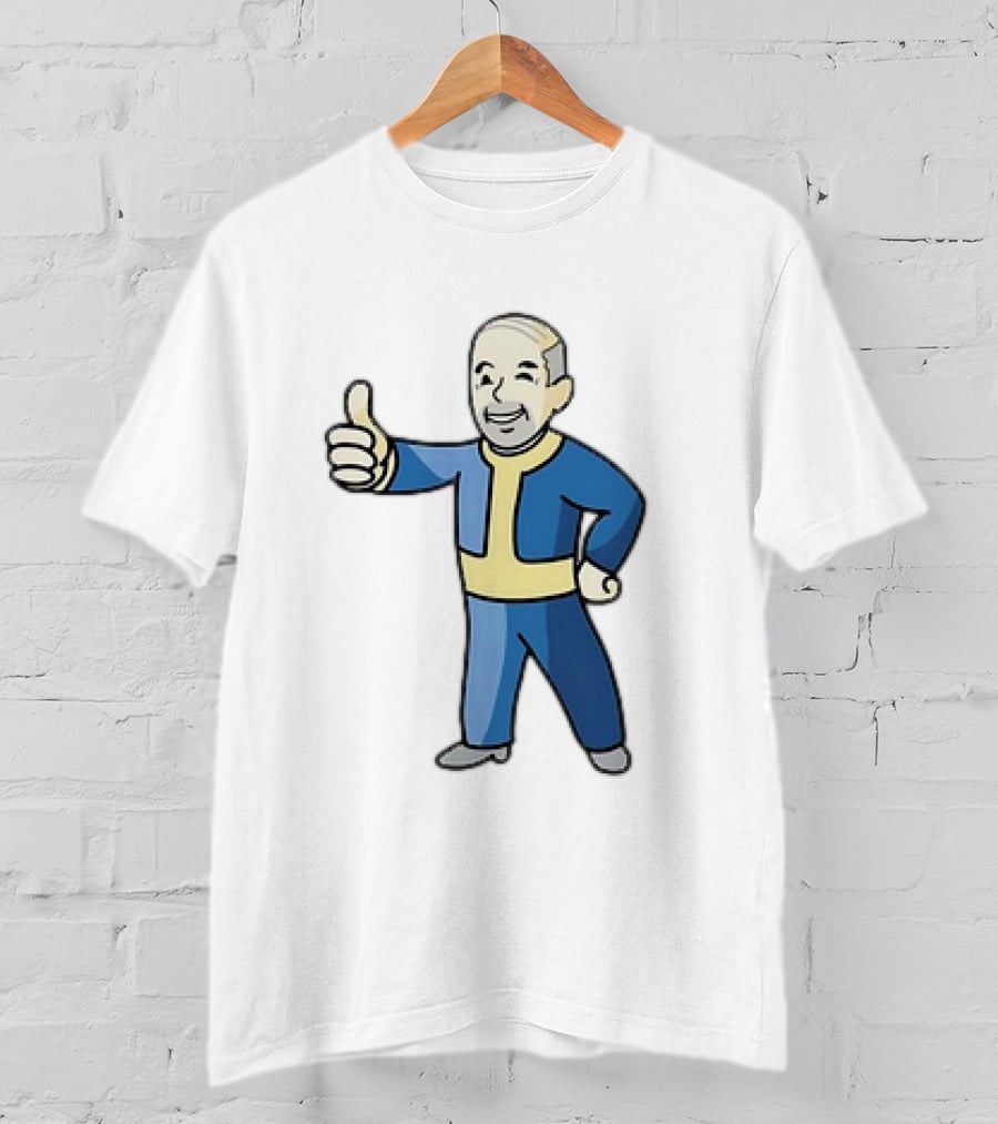 Vault Boy Nate Fallout Cartoons T-Shirt