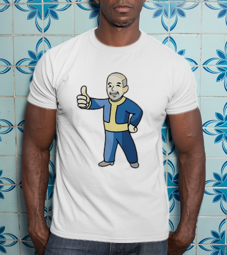 Vault Boy Nate Fallout Cartoons T-Shirt