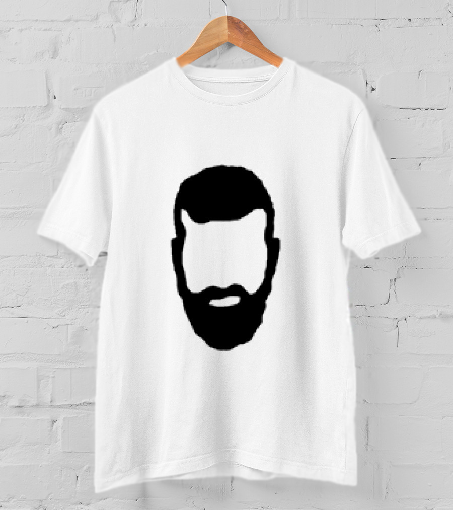 Hauss Beard Silhouette Marc Hauss Face T-Shirt