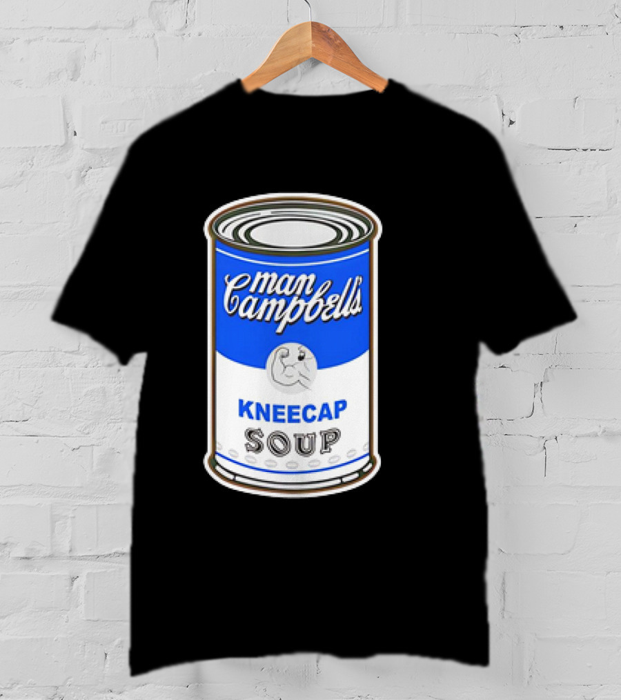 Man Campbell’s Vintage Kneecap Soup Can T-Shirt