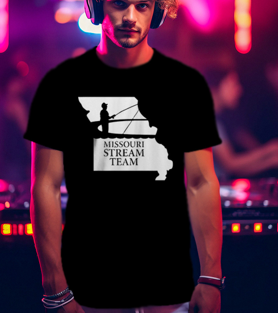 Missouri Stream Team Fishing In State T-Shirt