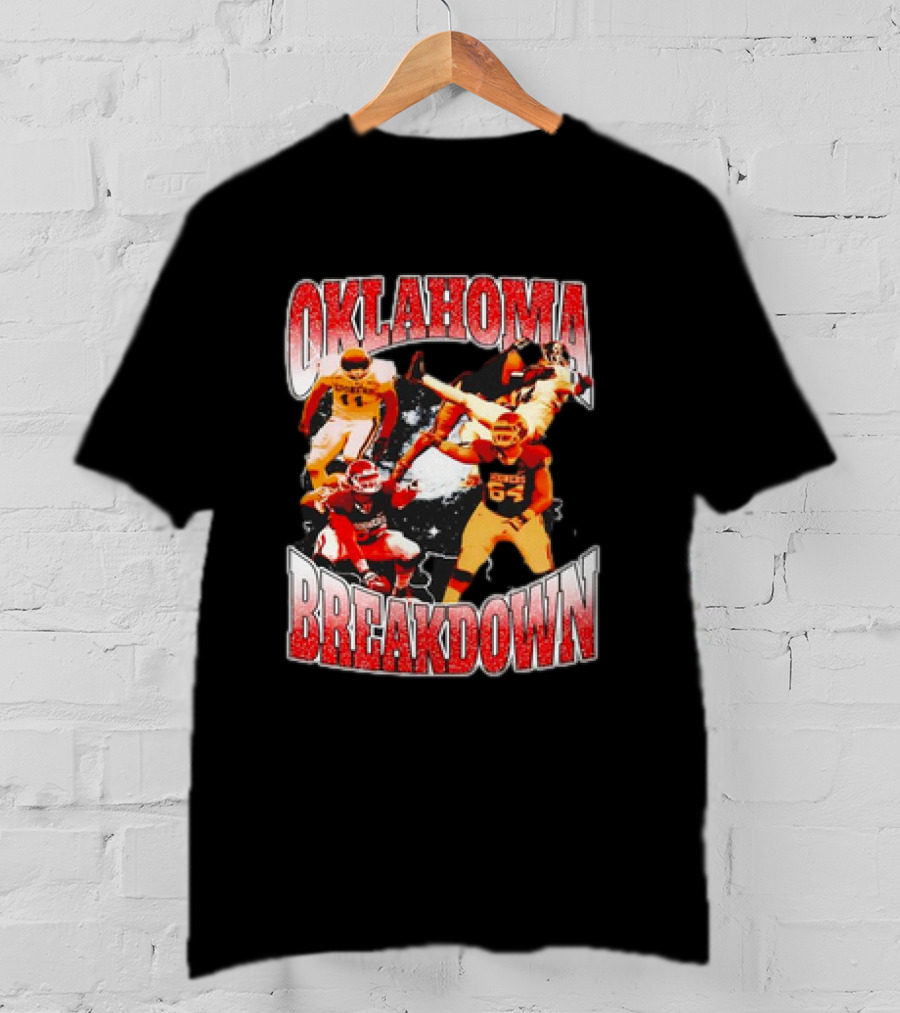 Oklahoma Sooners Football Action Oklahoma Breakdown T-Shirt