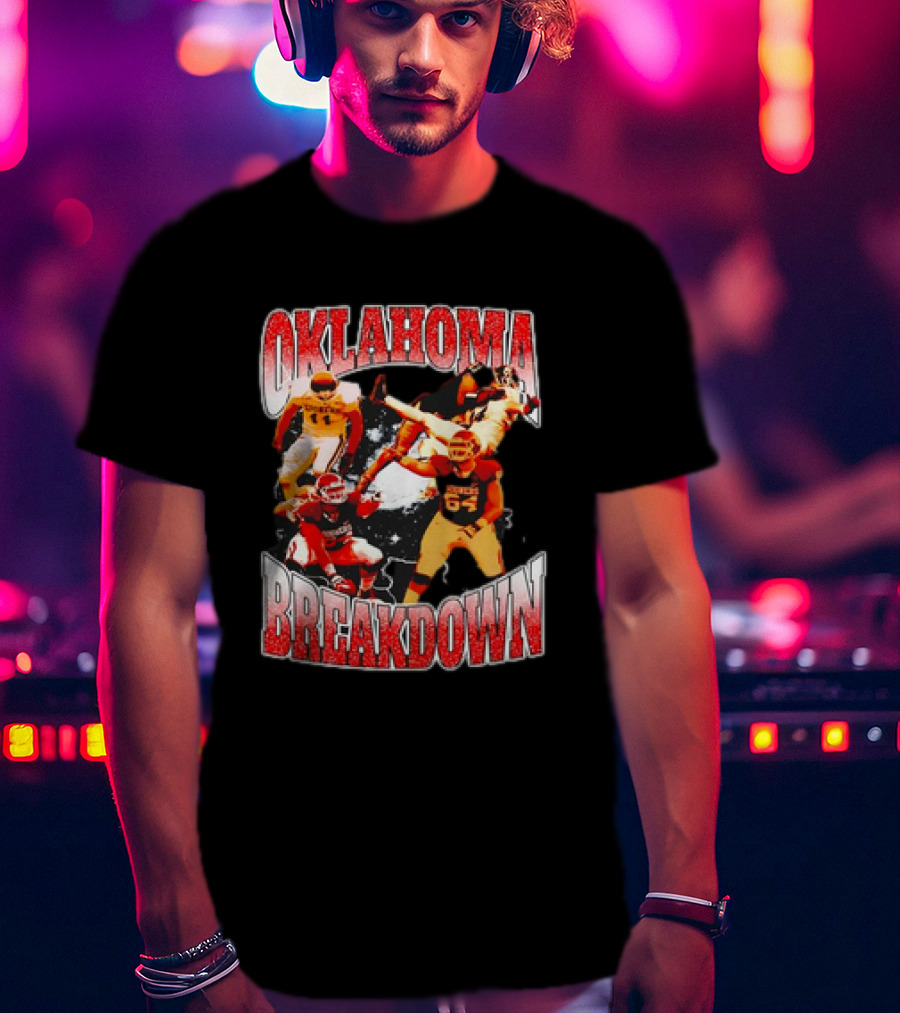 Oklahoma Sooners Football Action Oklahoma Breakdown T-Shirt