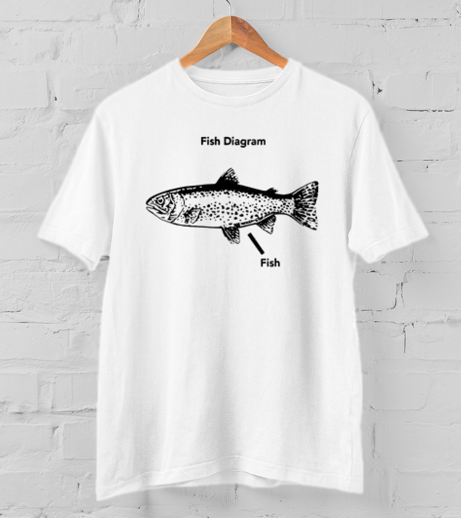 Fish Diagram Fish T-Shirt
