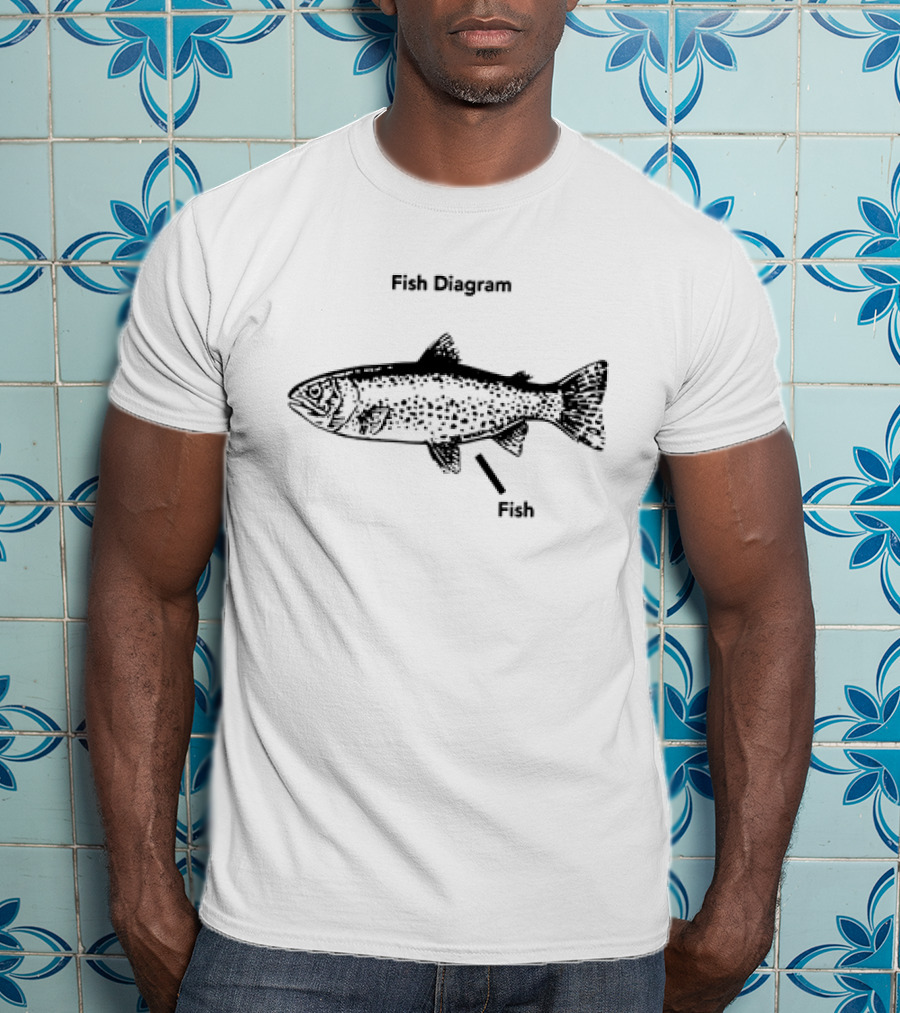 Fish Diagram Fish T-Shirt