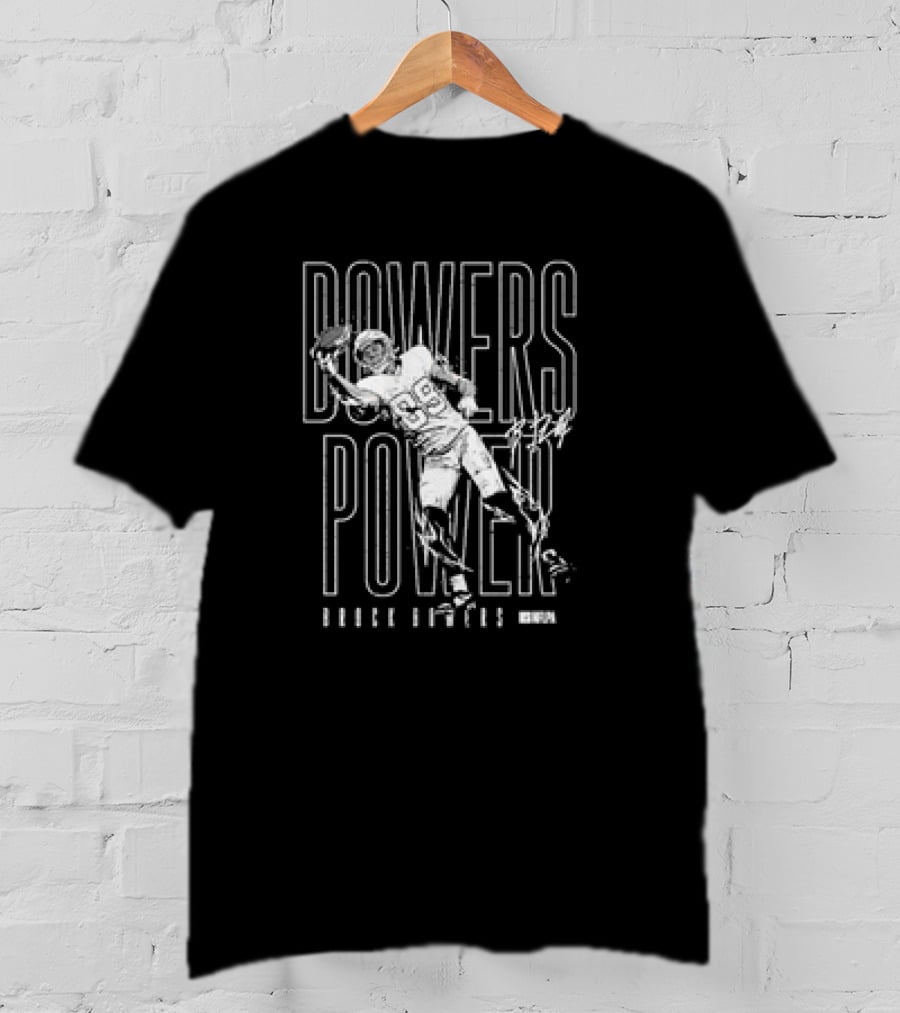 Brock Bowers Bowers Power Football Catch T-Shirt