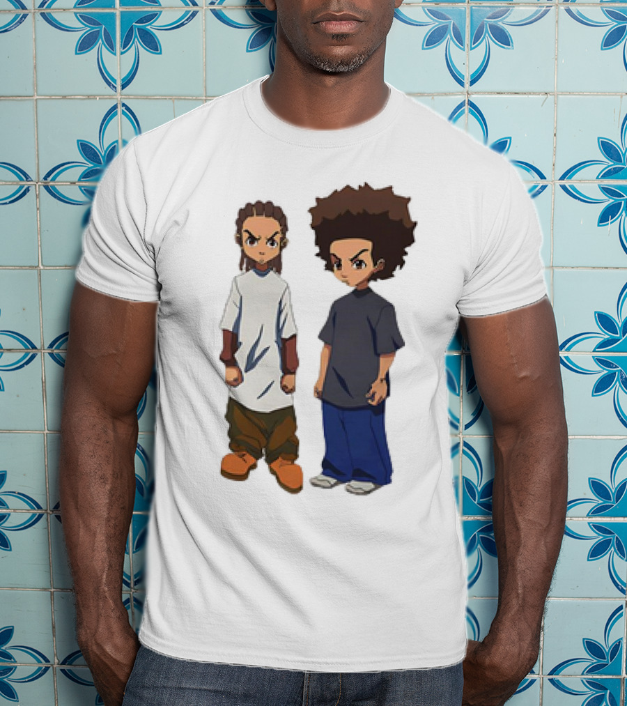 The Boondocks Huey And Riley Duo T-Shirt