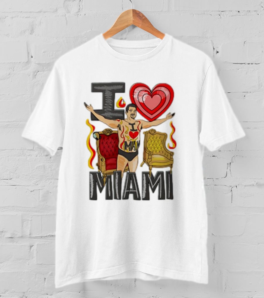 Dan Speedo I Love Miami The Dan LeBatard Show T-Shirt