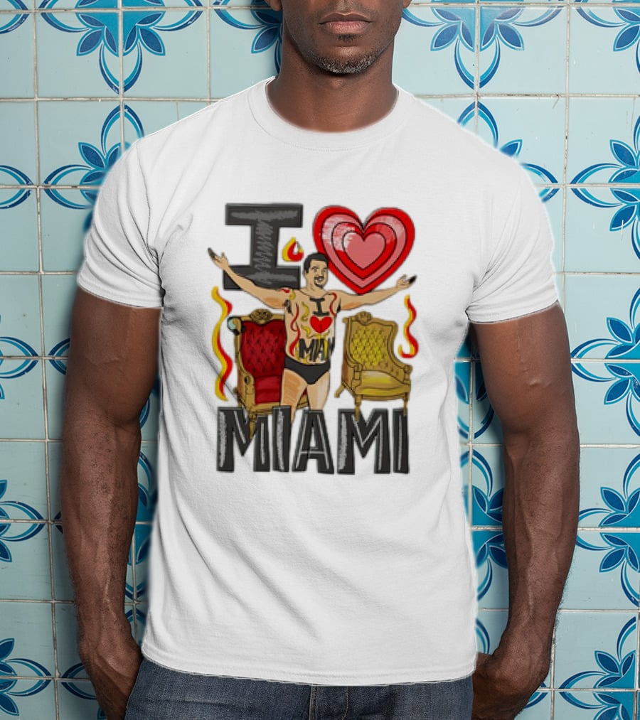 Dan Speedo I Love Miami The Dan LeBatard Show T-Shirt
