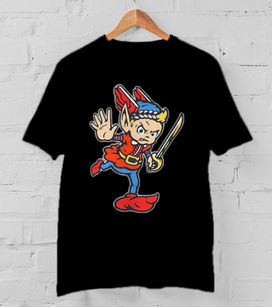 Cleveland Browns Elf Mascot NFL Character T-Shirt