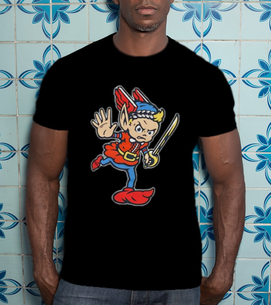 Cleveland Browns Elf Mascot NFL Character T-Shirt