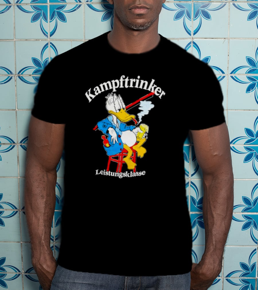 Kampftrinker Leistungsklasse Donald Duck Retro T-Shirt