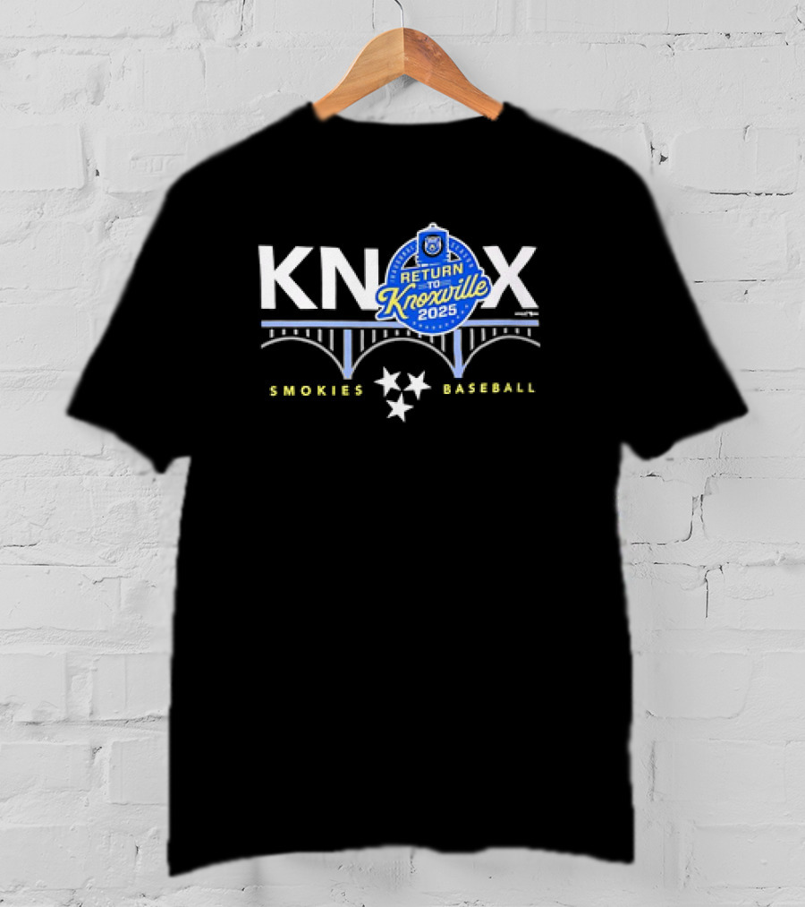 Return To Knoxville 2025 Smokies Baseball T-Shirt