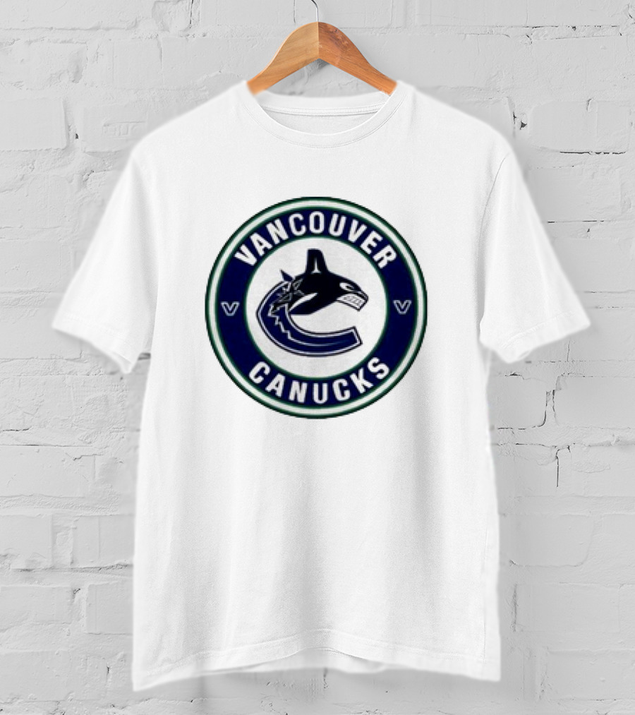 Vancouver Canucks Round Blue Orca T-Shirt