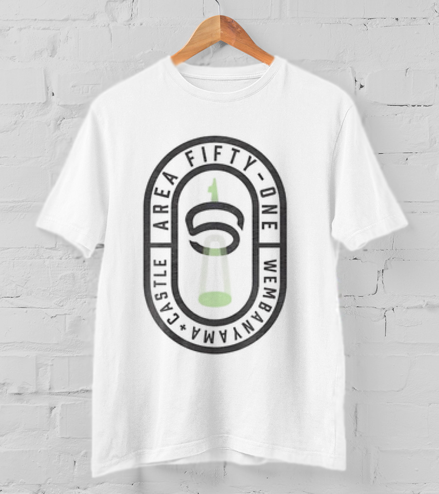 Area Fifty One Wembanyama Castle Alien T-Shirt