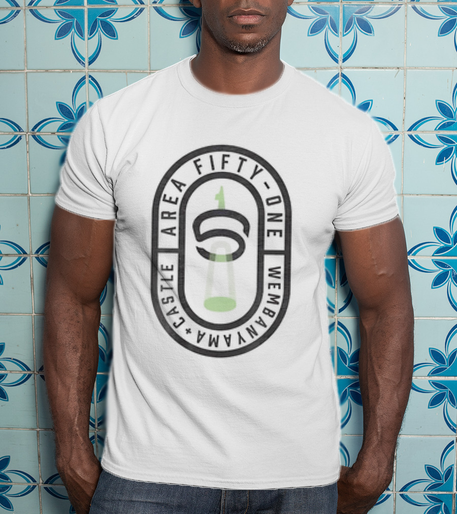 Area Fifty One Wembanyama Castle Alien T-Shirt