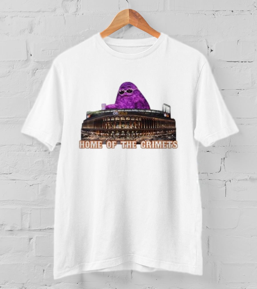 Citi Field Mets Grimace Home Of The Grimets T-Shirt