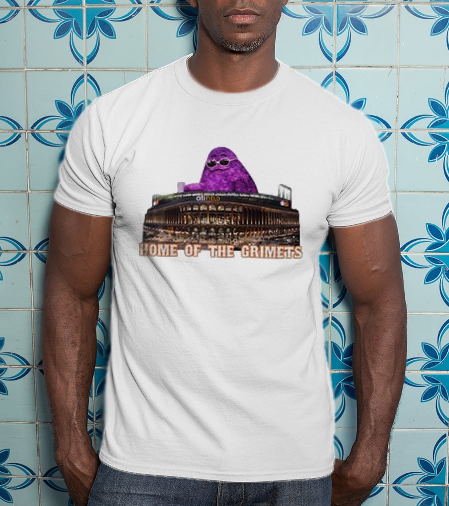 Citi Field Mets Grimace Home Of The Grimets T-Shirt