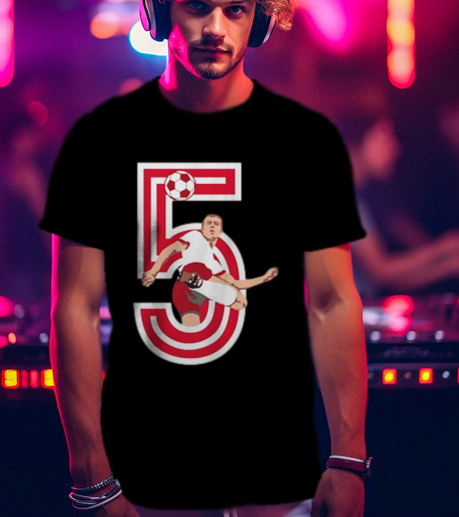 Franz Beckenbauer #5 Soccer Legend FC Bayern T-Shirt