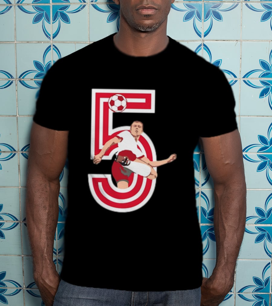 Franz Beckenbauer #5 Soccer Legend FC Bayern T-Shirt