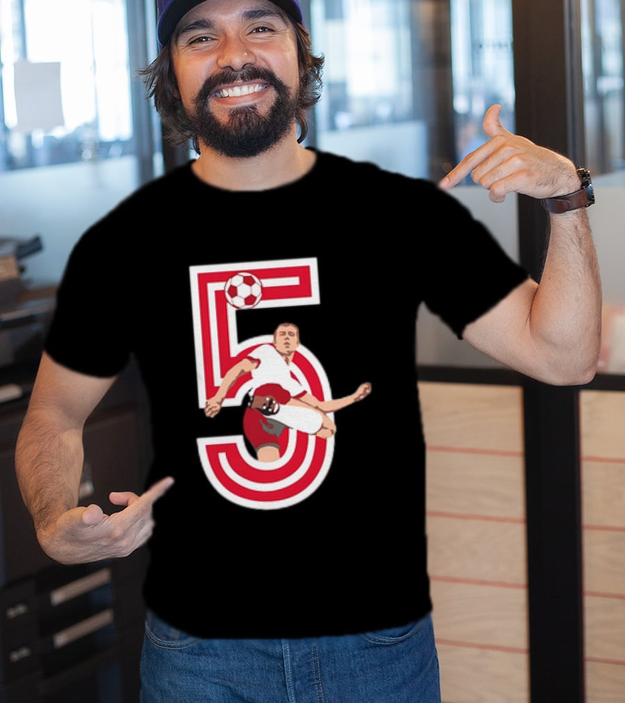 Franz Beckenbauer #5 Soccer Legend FC Bayern T-Shirt