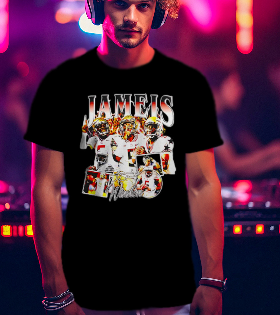 Jameis Winston Signature Football Vintage T-Shirt