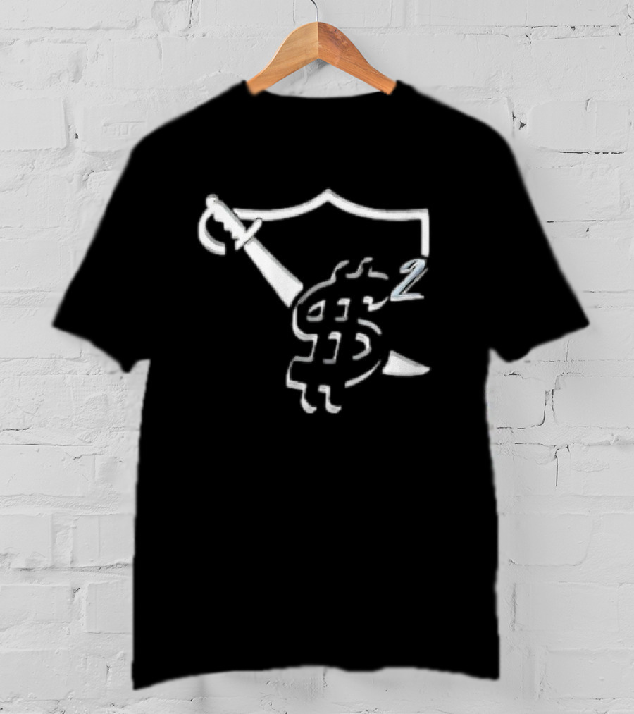 Las Vegas Raider Dollar Sword Shield T-Shirt