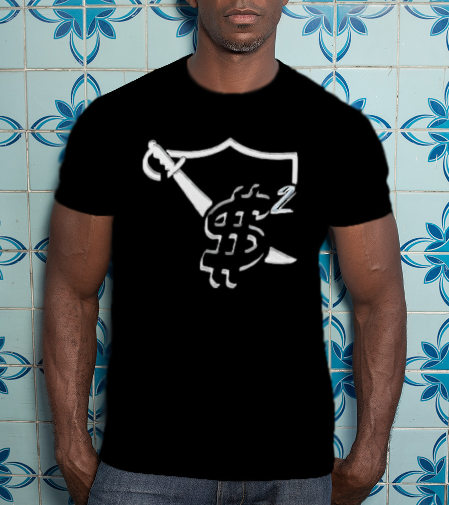 Las Vegas Raider Dollar Sword Shield T-Shirt
