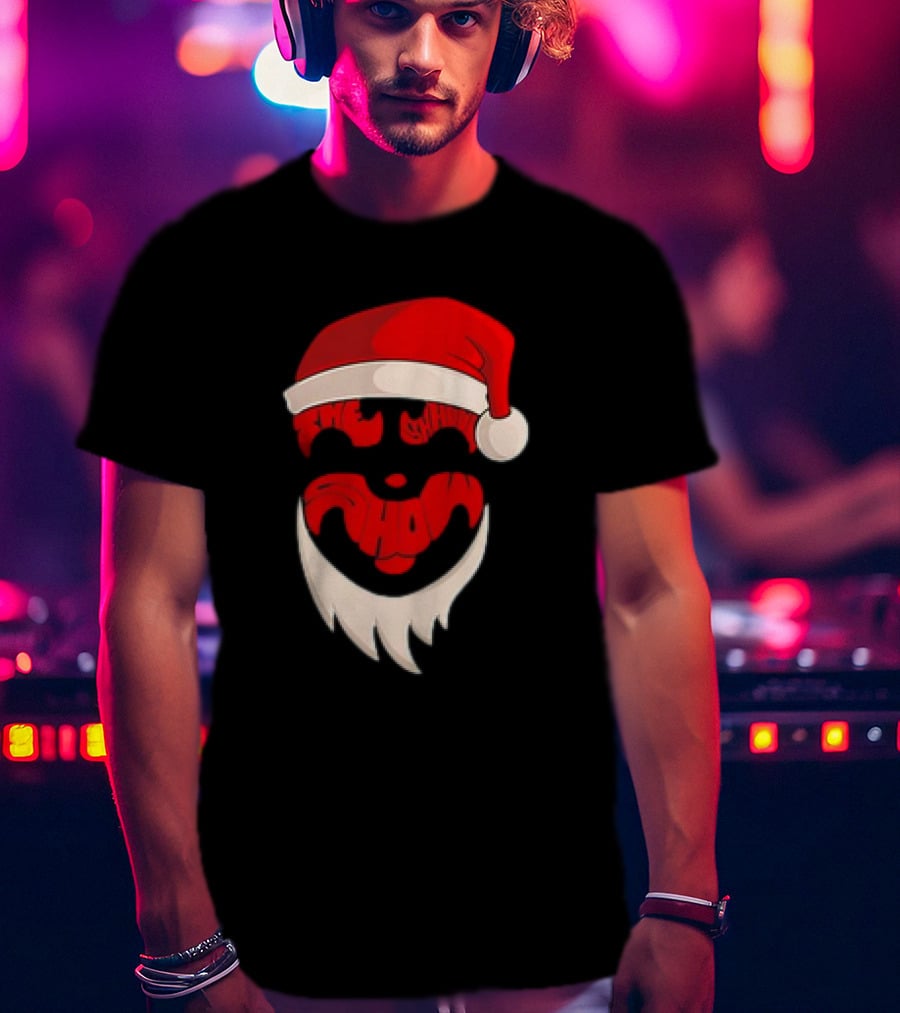The Shaggs Santa Christmas Face T-Shirt