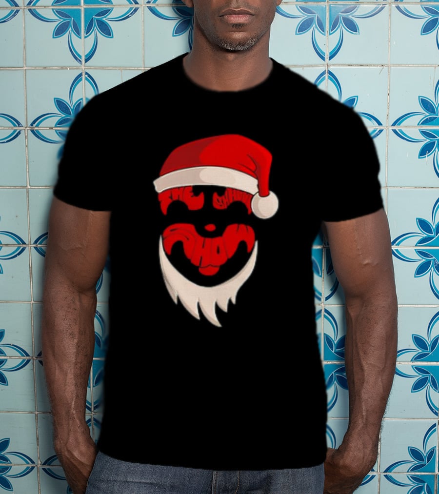 The Shaggs Santa Christmas Face T-Shirt