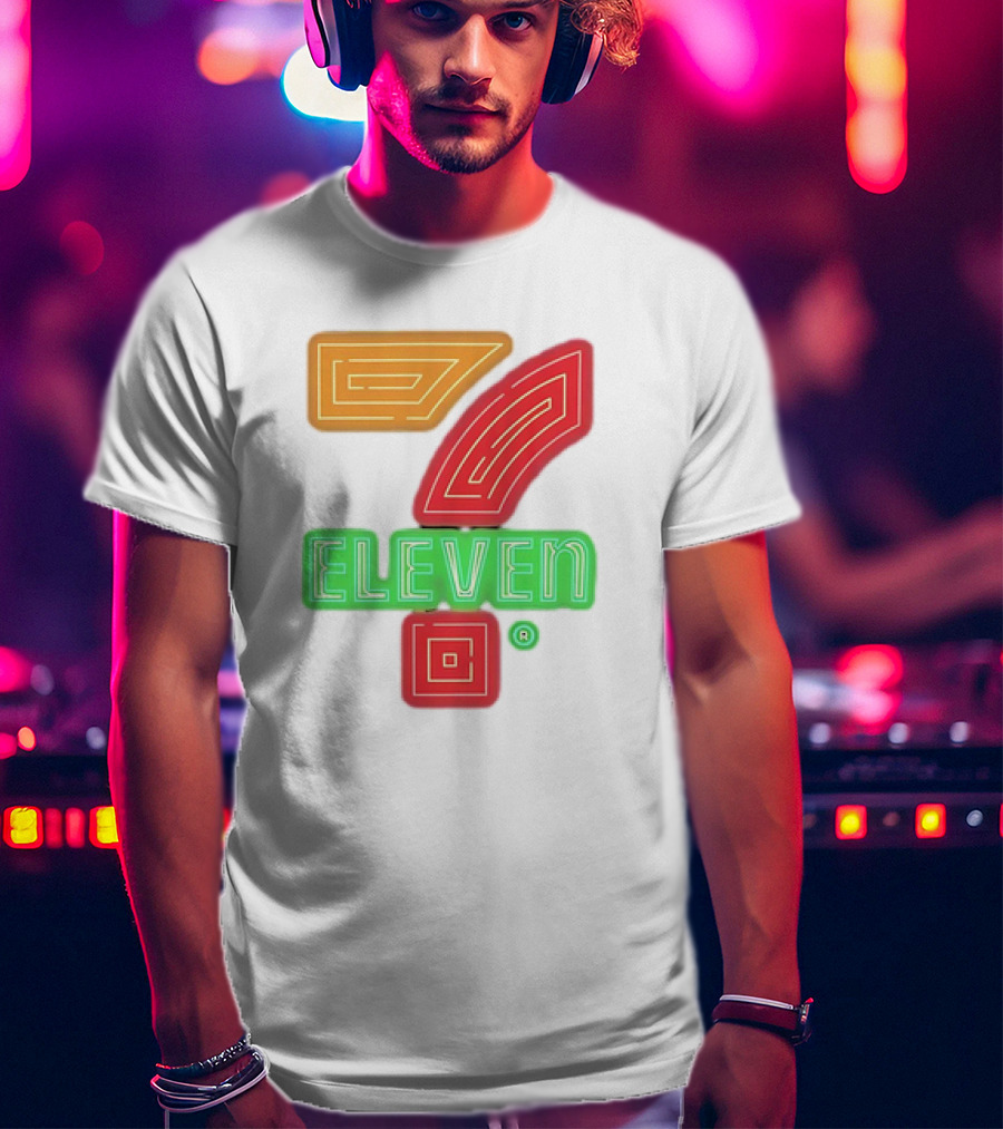 Ja’marr Chase X 7 Eleven Neon Logo Collaboration T-Shirt