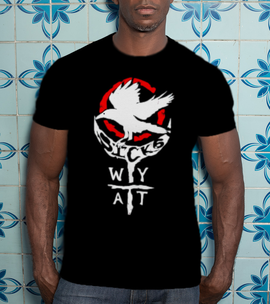 Licensed Gear Wyatt Sicks Red Circle Motif T-Shirt