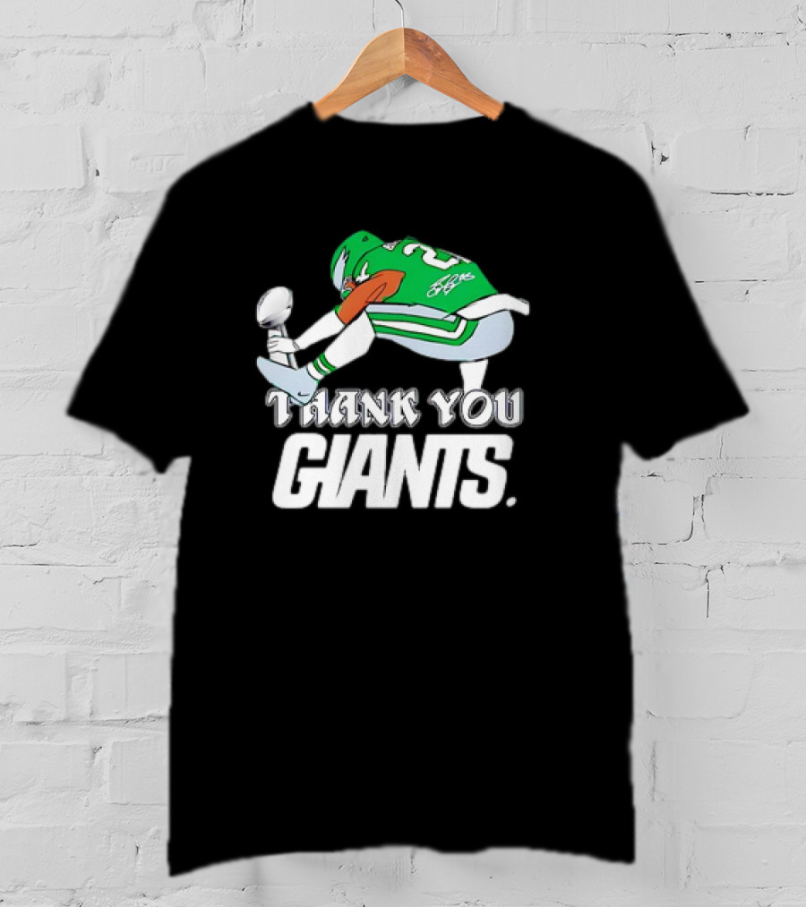Thank You Giants Saquon Barkley Philadelphia Eagles Football T-Shirt