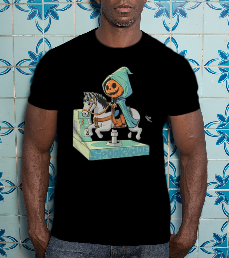 The Legend Of Sleepy Hollow Headless Horseman Spooky Ride Coin Operated Ride T-Shirt