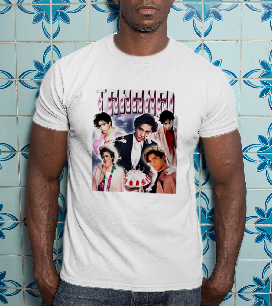 Tananai Cake Collage With Suit T-Shirt