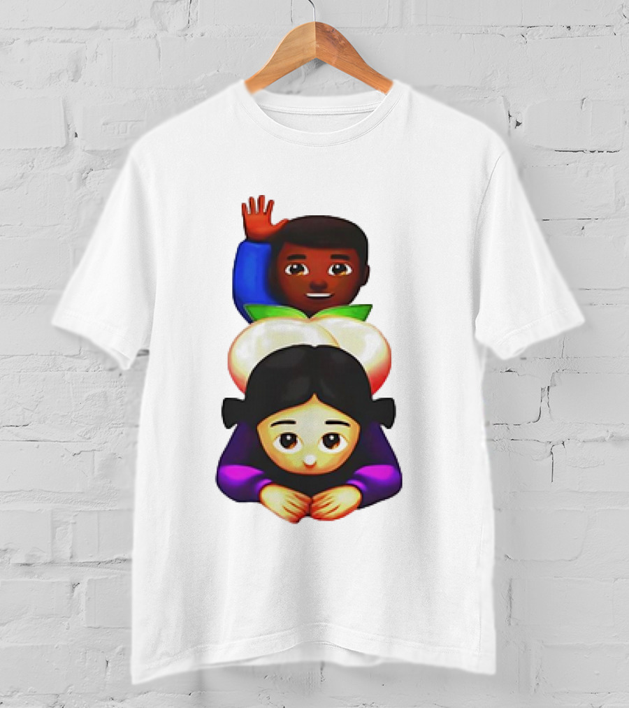 Doggystyle Emoji Meme Peach Behind Scene T-Shirt