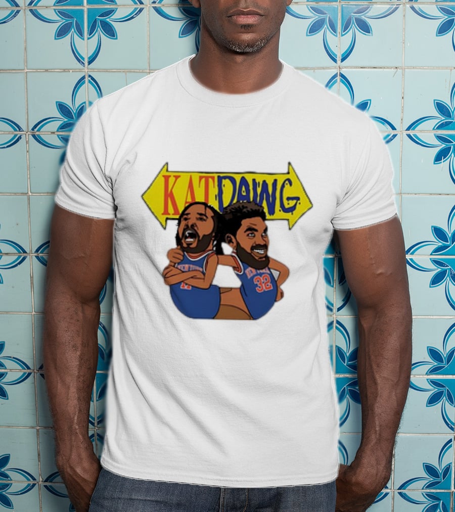 Kat Dawg Jalen Brunson Karl-Anthony Basketball Cartoon Characters T-Shirt