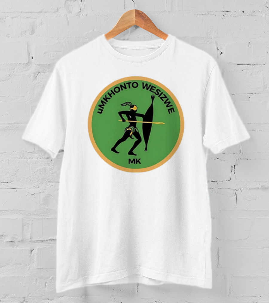 Umkhonto Wesizwe MK Embu Sign With Warrior And Spear T-Shirt