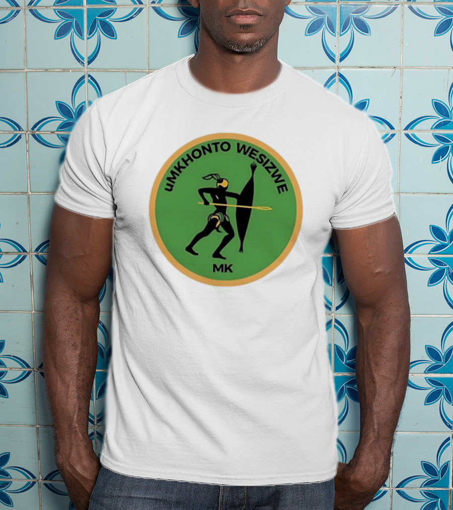 Umkhonto Wesizwe MK Embu Sign With Warrior And Spear T-Shirt